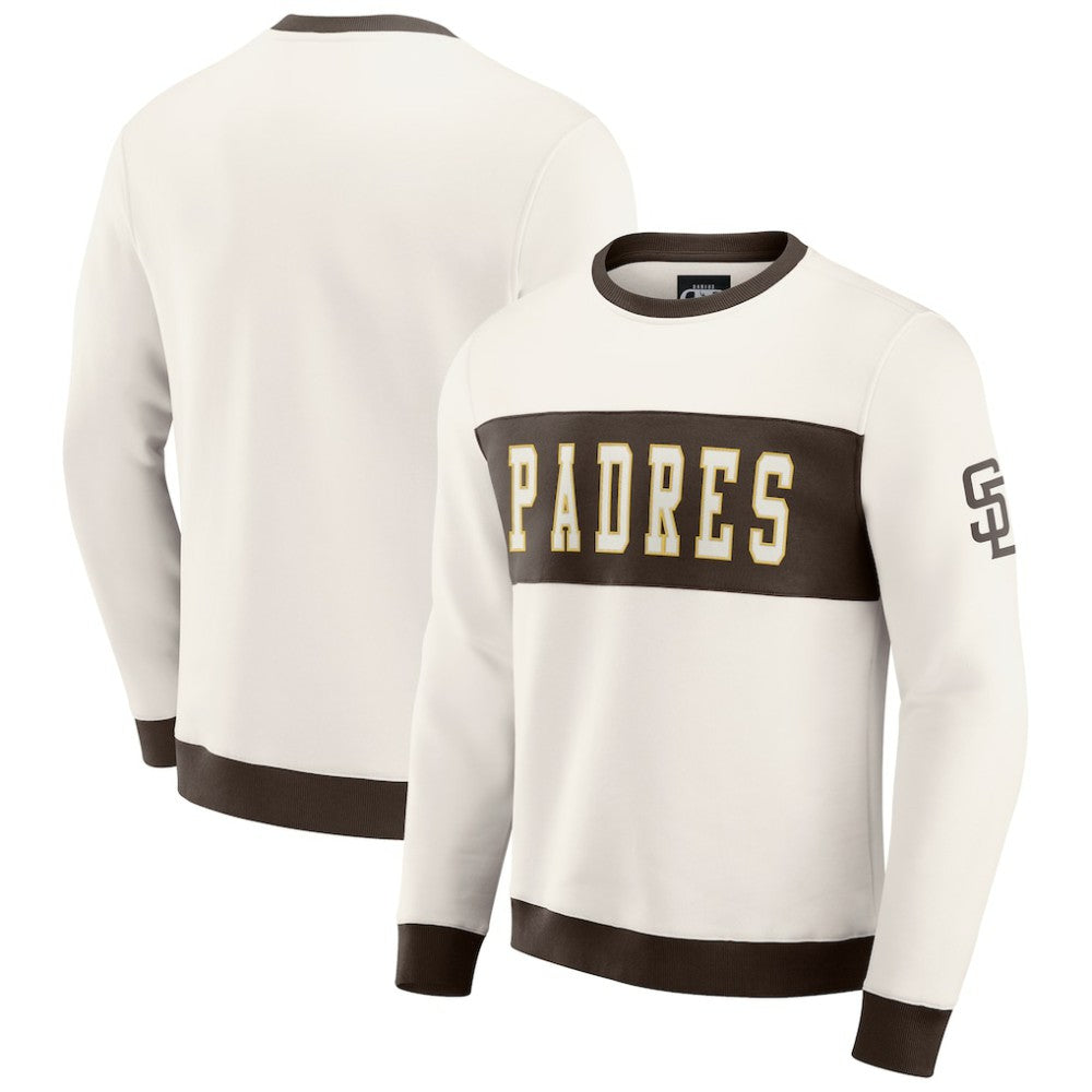 San Diego Padres Darius Rucker Collection by Fanatics Colorblock Crewneck Sweatshirt Near Me