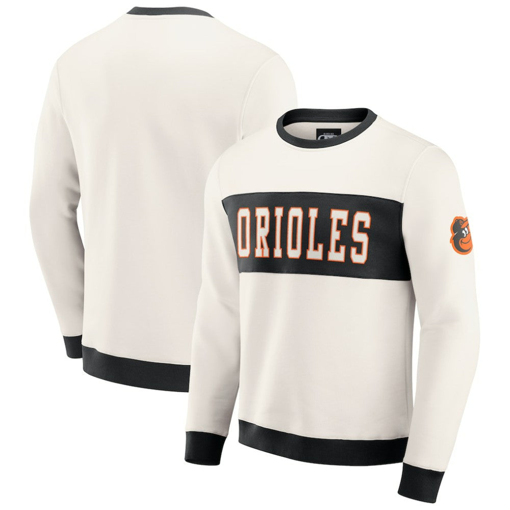 Baltimore Orioles Darius Rucker Collection by Fanatics Colorblock Crewneck Sweatshirt discount