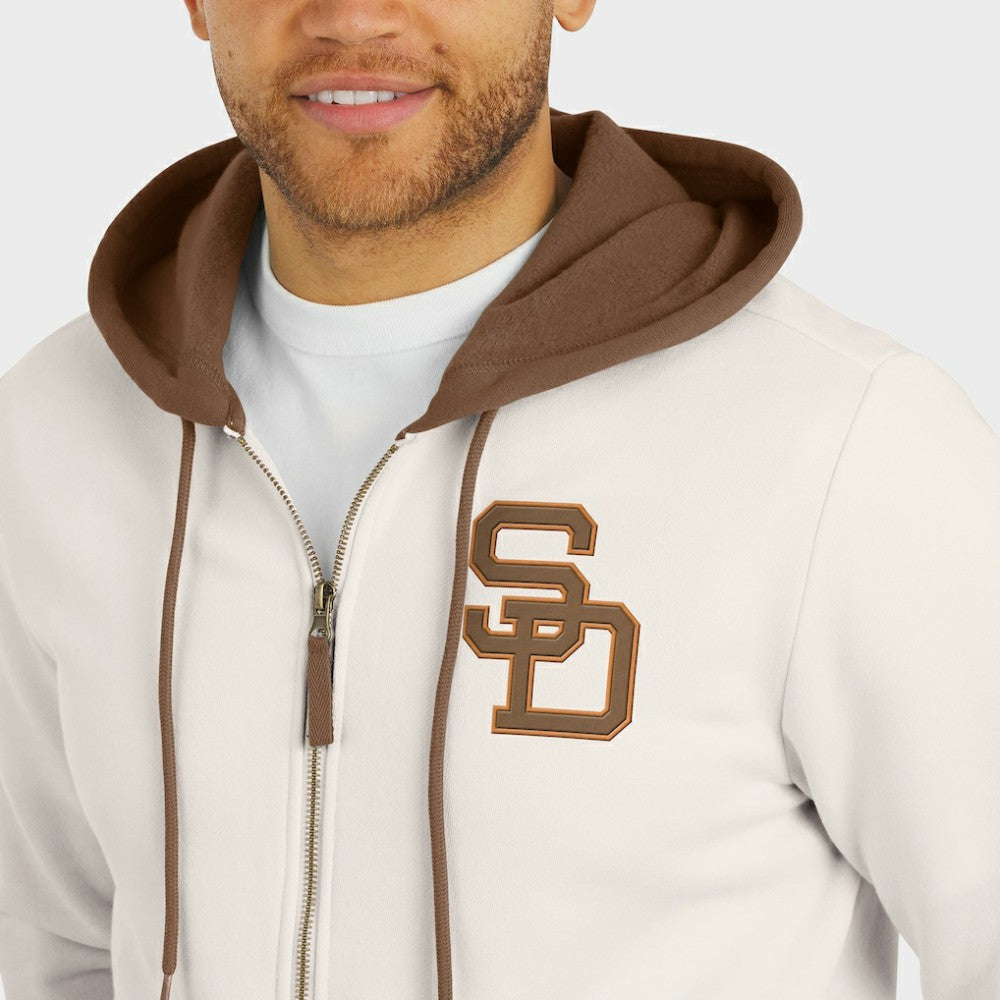 San Diego Padres Darius Rucker Collection by Fanatics Men's Polar Fleece Full-Zip Hoodie Sale