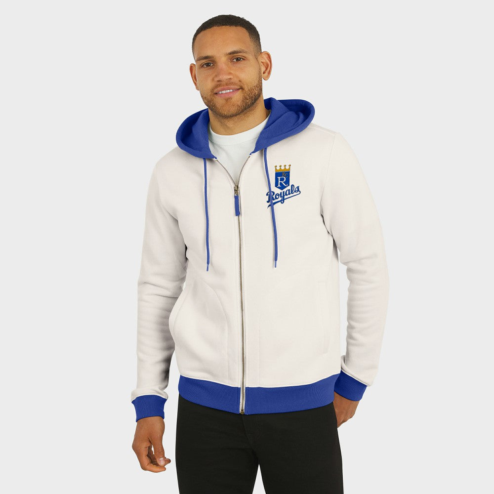 Kansas City Royals Darius Rucker Collection by Fanatics Men's Polar Fleece Full-Zip Hoodie On Sale