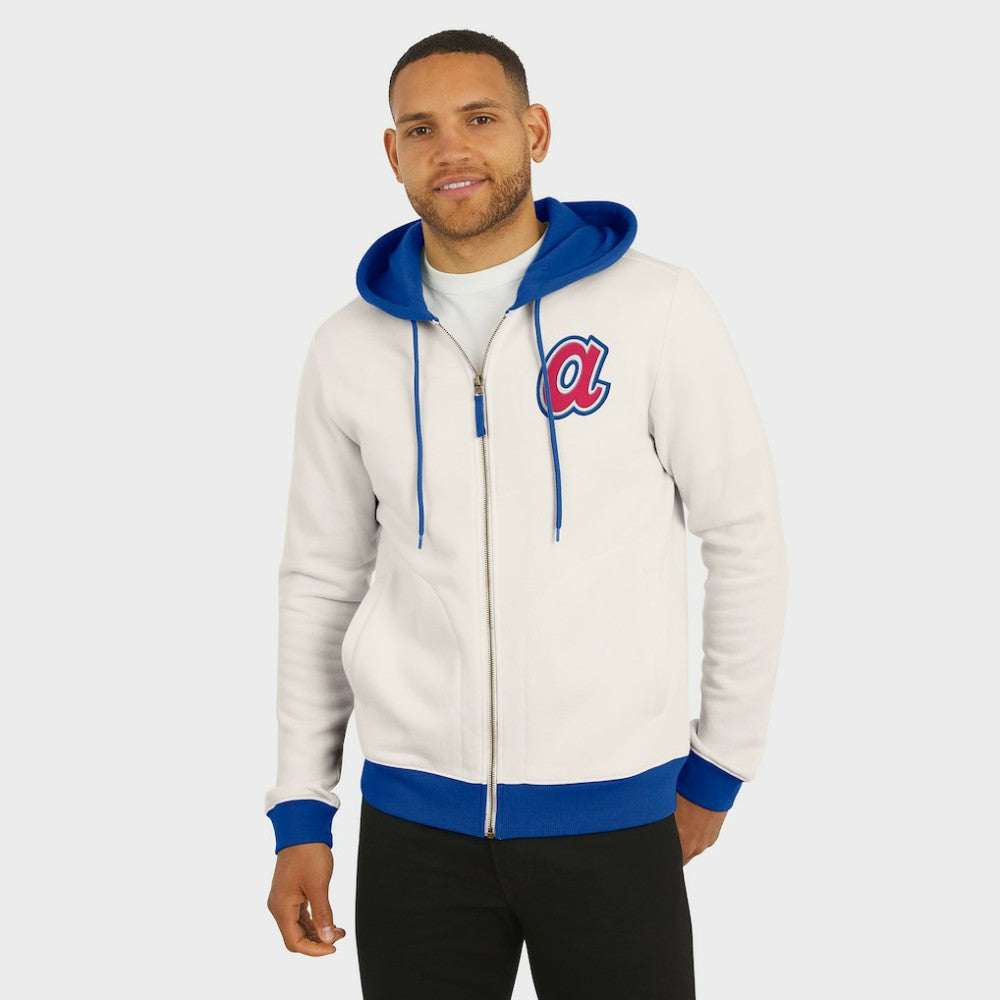 Atlanta Braves Darius Rucker Collection by Fanatics Men's Polar Fleece Full-Zip Hoodie Lifestyle