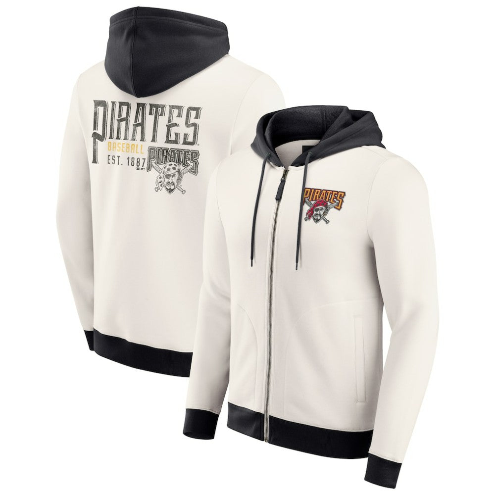 Pittsburgh Pirates Darius Rucker Collection by Fanatics Men's Polar Fleece Full-Zip Hoodie Sale