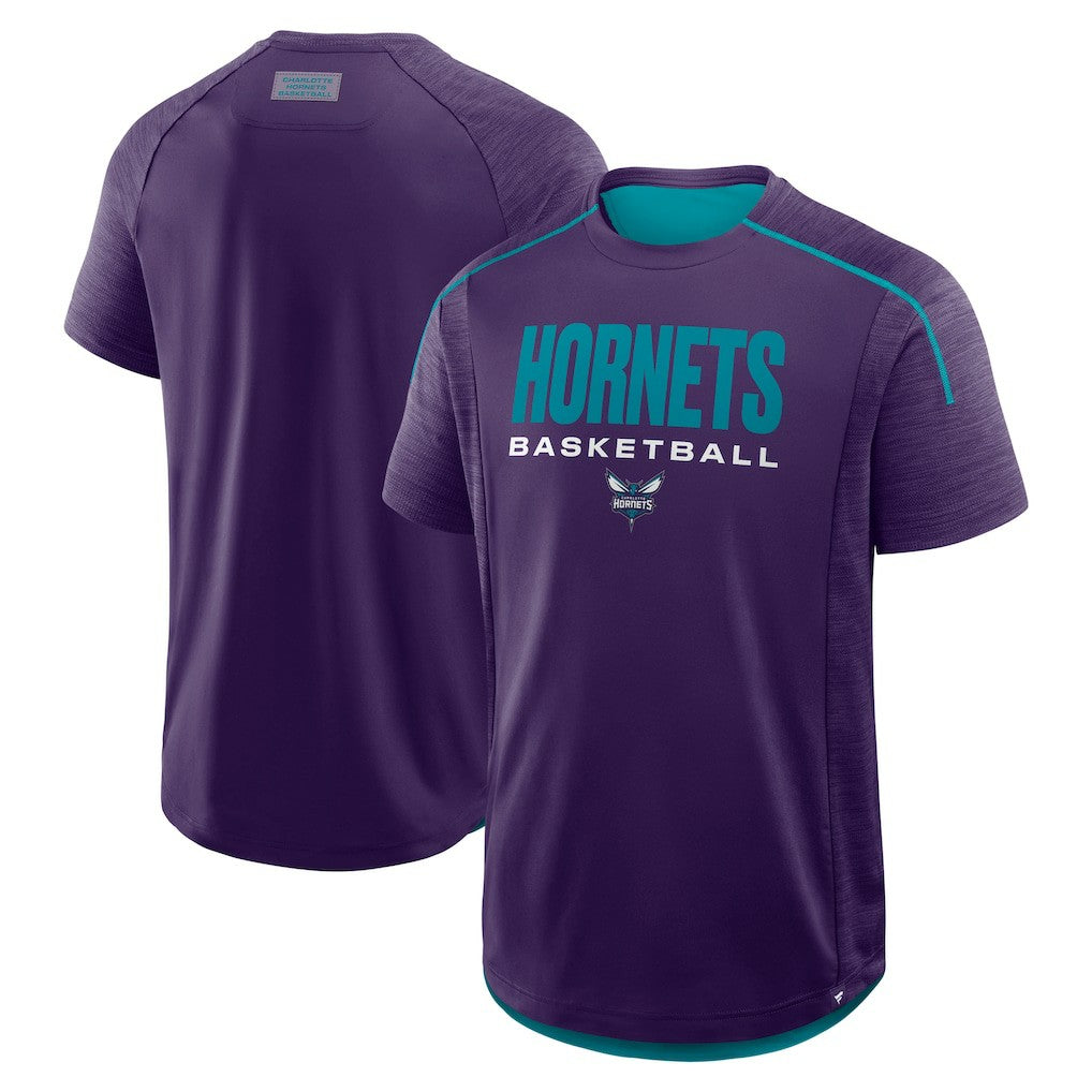 Fanatics - Charlotte Hornets Inbound Pass Play Practice T-Shirt - Purple