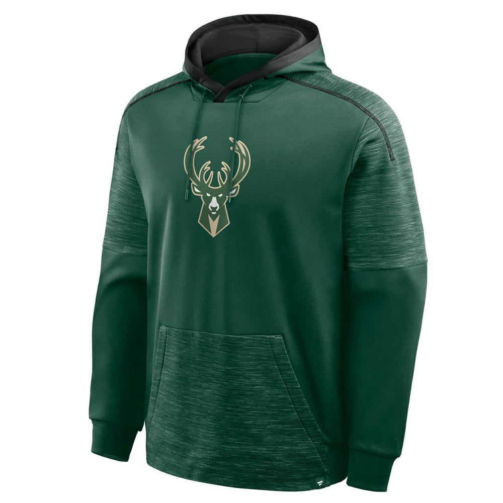 Fanatics - Milwaukee Bucks Pick & Roll Defender Pullover Hoodie - Hunter Green