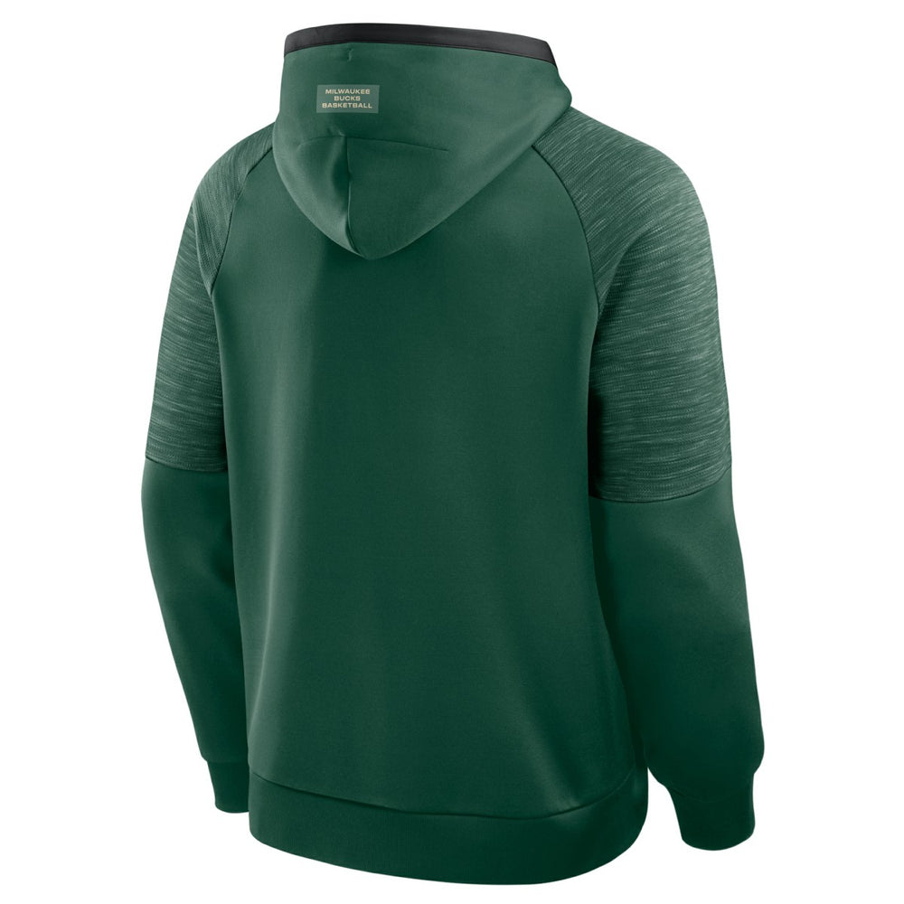 Fanatics - Milwaukee Bucks Pick & Roll Defender Pullover Hoodie - Hunter Green