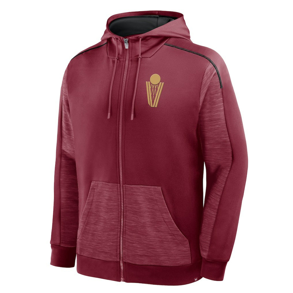 Fanatics - Cleveland Cavaliers Back Door Cut Play Defender Full-Zip Hoodie - Wine