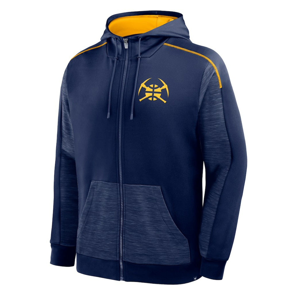 Fanatics - Denver Nuggets Back Door Cut Play Defender Full-Zip Hoodie - Navy