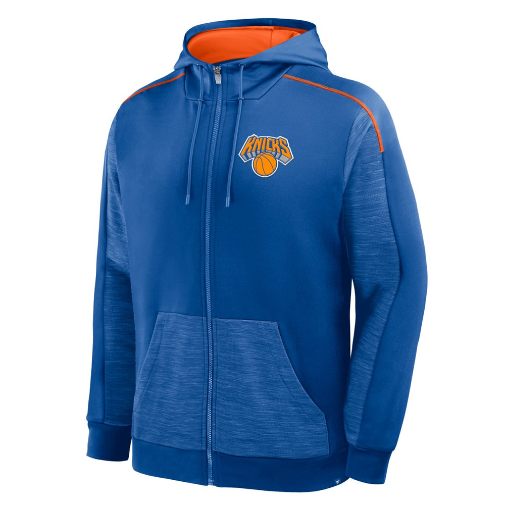 Fanatics - New York Knicks Back Door Cut Play Defender Full-Zip Hoodie - Blue