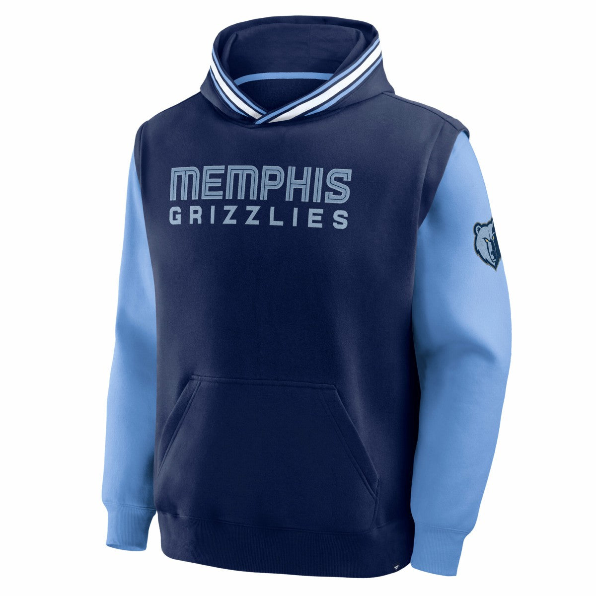 Fanatics - Memphis Grizzlies Half Court Shot Clock Fastbreak Hoodie - Navy/Blue