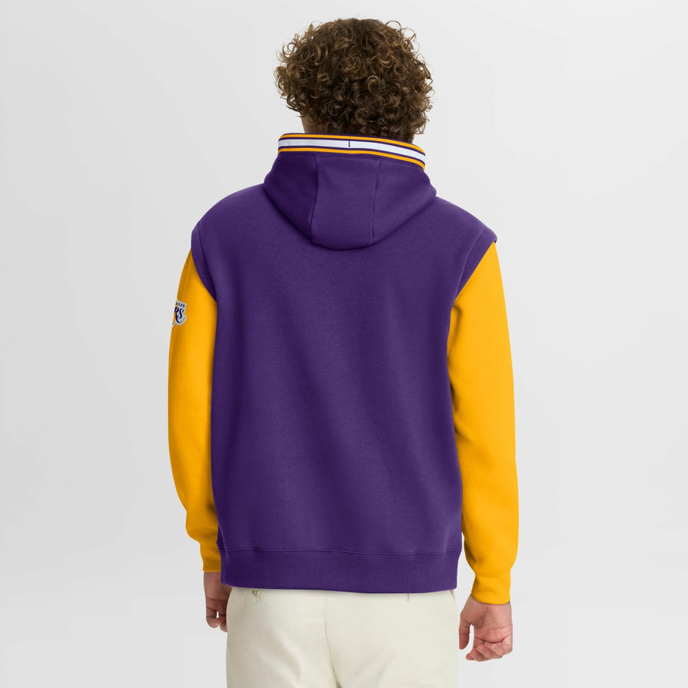 Fanatics - Los Angeles Lakers Half Court Shot Clock Fastbreak Hoodie - Purple/Gold