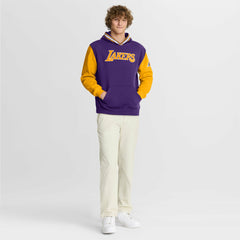 Fanatics - Los Angeles Lakers Half Court Shot Clock Fastbreak Hoodie - Purple/Gold