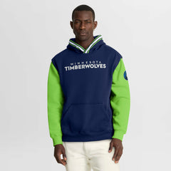 Fanatics - Minnesota Timberwolves Half Court Shot Clock Fastbreak Hoodie - Navy/Green