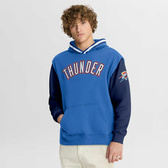 Fanatics - Oklahoma City Thunder Half Court Shot Clock Fastbreak Hoodie - Blue/Navy