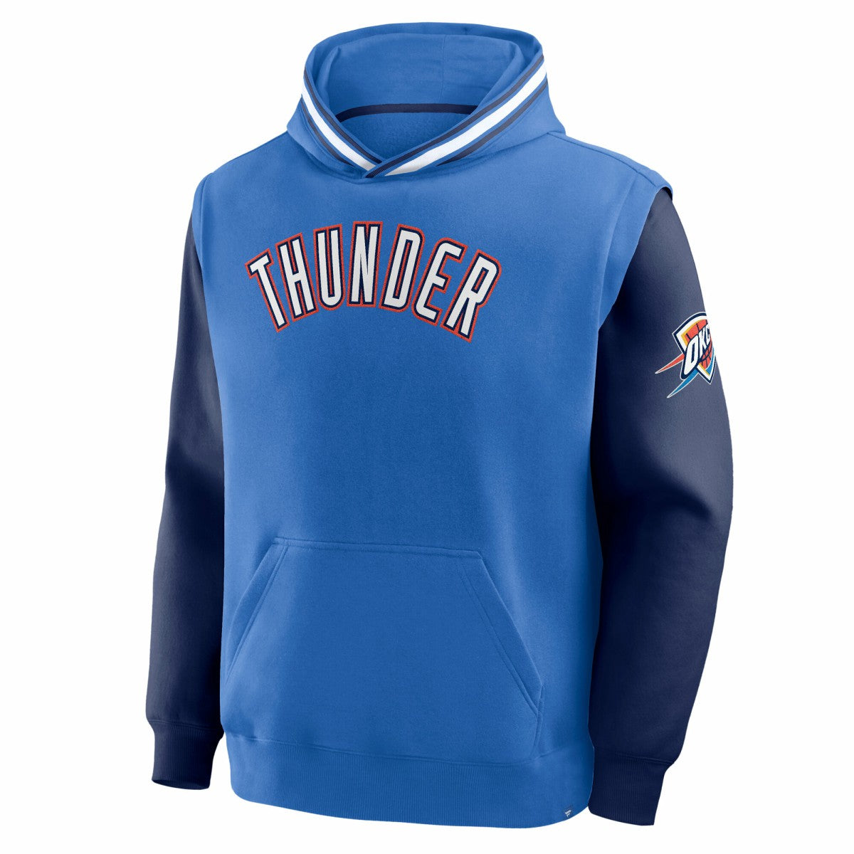 Fanatics - Oklahoma City Thunder Half Court Shot Clock Fastbreak Hoodie - Blue/Navy