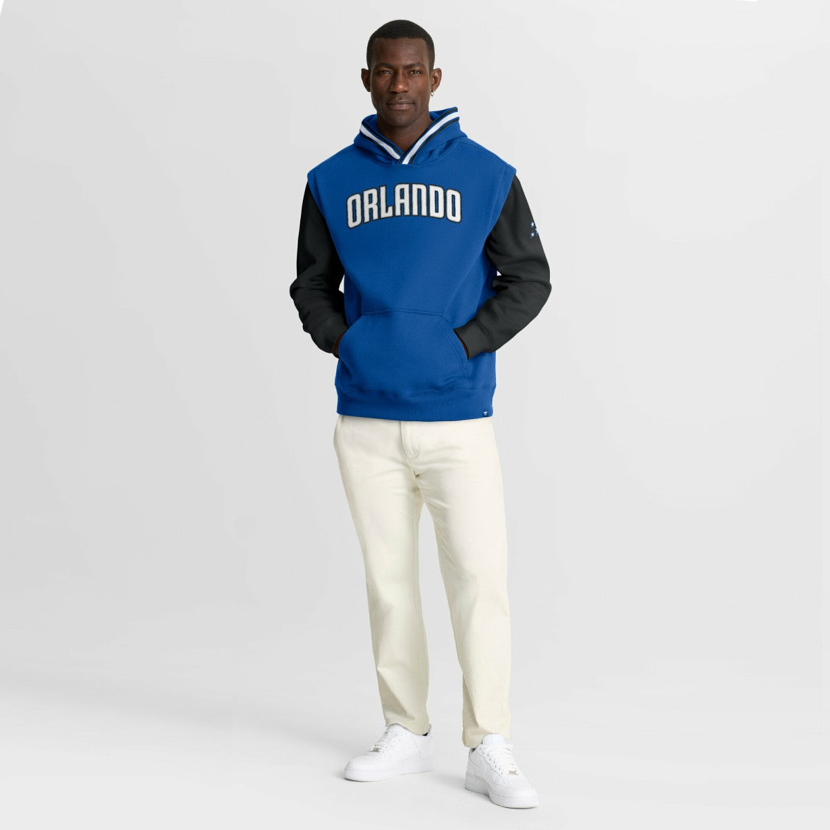 Fanatics - Orlando Magic Half Court Shot Clock Fastbreak Hoodie - Blue/Black
