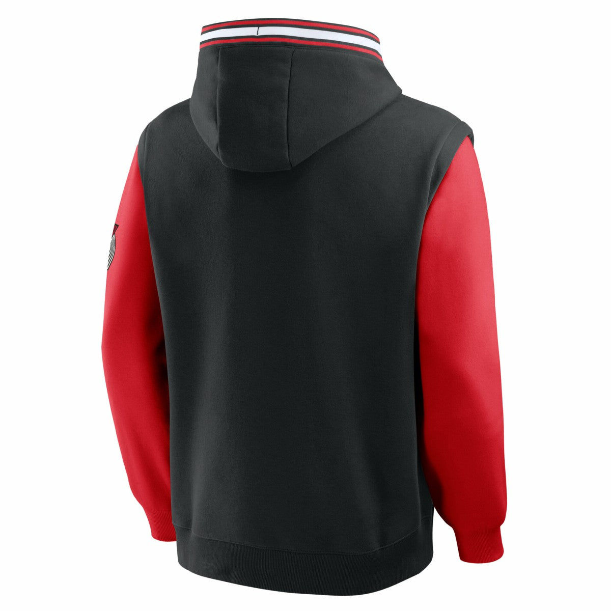 Fanatics - Portland Trail Blazers Half Court Shot Clock Fastbreak Hoodie - Black/Red