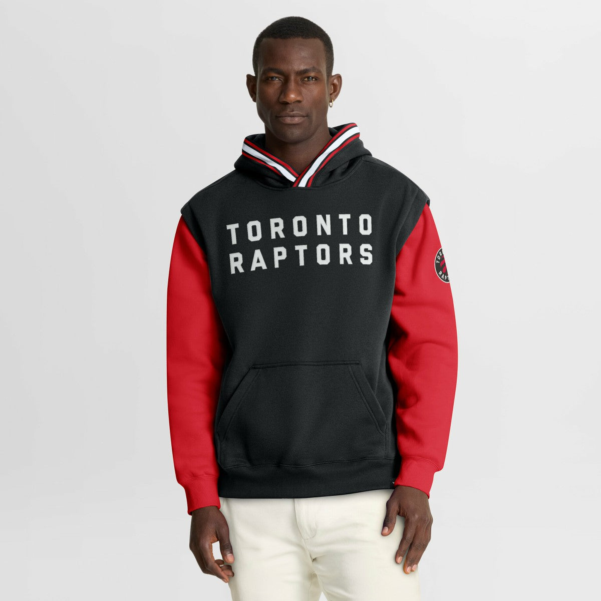 Fanatics - Toronto Raptors Half Court Shot Clock Fastbreak Hoodie - Black/Red
