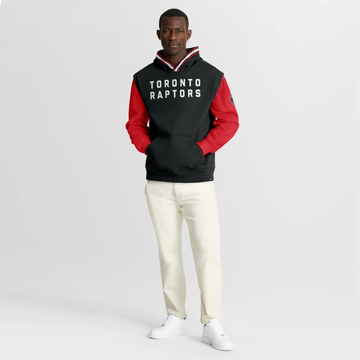 Fanatics - Toronto Raptors Half Court Shot Clock Fastbreak Hoodie - Black/Red