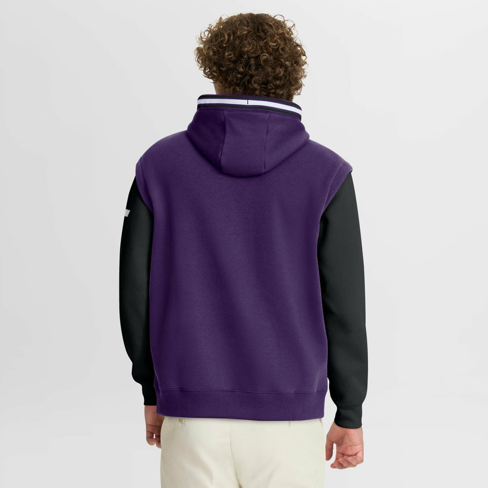 Fanatics - Utah Jazz Half Court Shot Clock Fastbreak Hoodie - Purple/Black