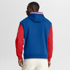 Fanatics - Detroit Pistons Half Court Shot Clock Fastbreak Hoodie - Blue/Red