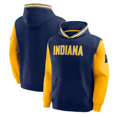 Fanatics - Indiana Pacers Half Court Shot Clock Fastbreak Hoodie - Navy/Gold