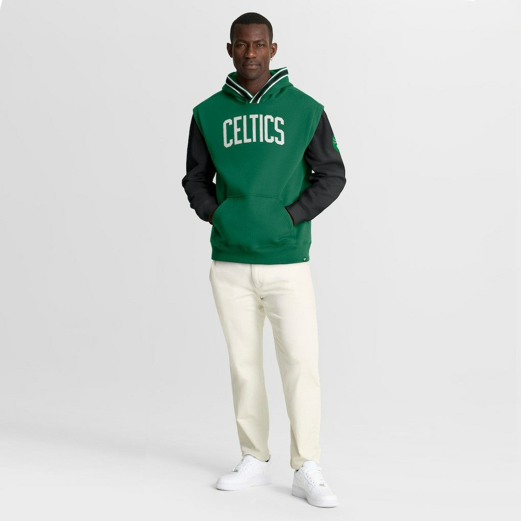 Fanatics - Boston Celtics Half Court Shot Clock Fastbreak Hoodie - Kelly Green/Black