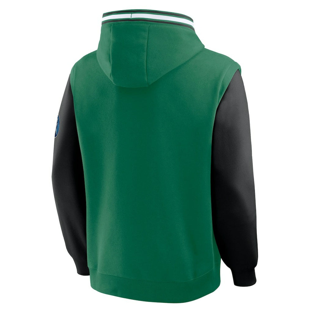 Fanatics - Boston Celtics Half Court Shot Clock Fastbreak Hoodie - Kelly Green/Black