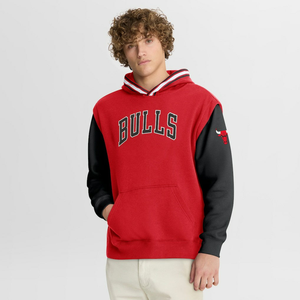 Fanatics - Chicago Bulls Half Court Shot Clock Fastbreak Hoodie - Red/Black