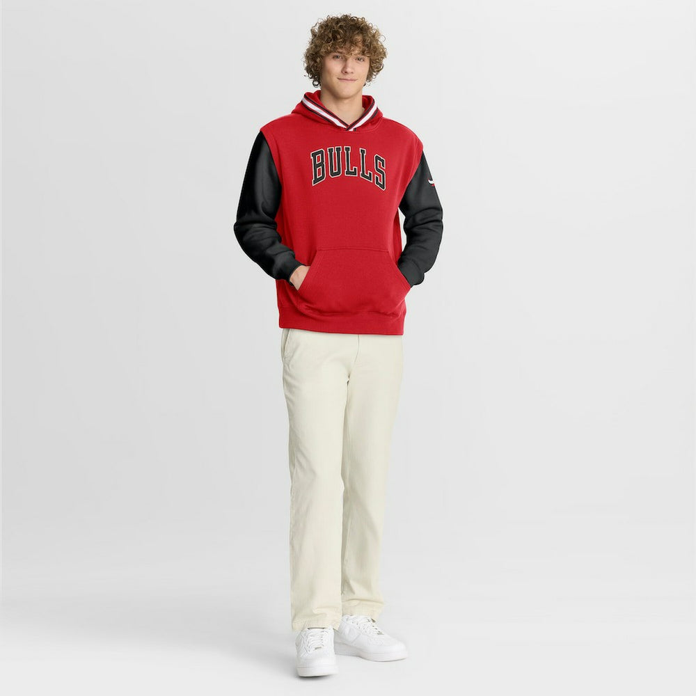 Fanatics - Chicago Bulls Half Court Shot Clock Fastbreak Hoodie - Red/Black