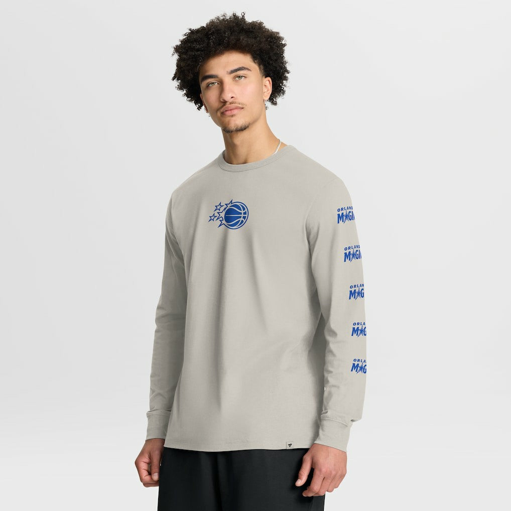 Fanatics - Orlando Magic Crossover Collection Ball Screen Action Premium Long Sleeve T-Shirt - Cream