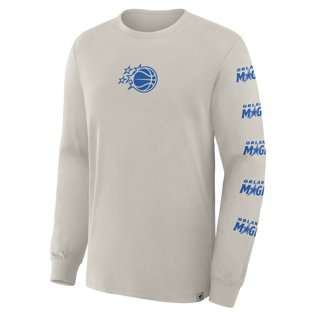 Fanatics - Orlando Magic Crossover Collection Ball Screen Action Premium Long Sleeve T-Shirt - Cream
