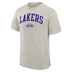 Fanatics - Los Angeles Lakers Crossover Collection Pull Up Jumper Shot Premium T-Shirt - Cream
