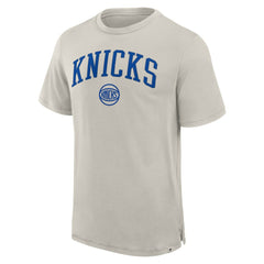Fanatics - New York Knicks Crossover Collection Pull Up Jumper Shot Premium T-Shirt - Cream
