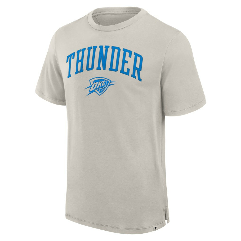 Fanatics - Oklahoma City Thunder Crossover Collection Pull Up Jumper Shot Premium T-Shirt - Cream