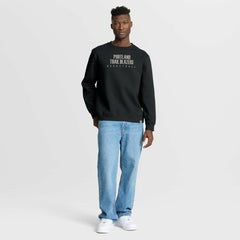 Fanatics - Portland Trail Blazers Crossover Collection Defensive Rotation Drill Premium Pullover Sweatshirt - Black