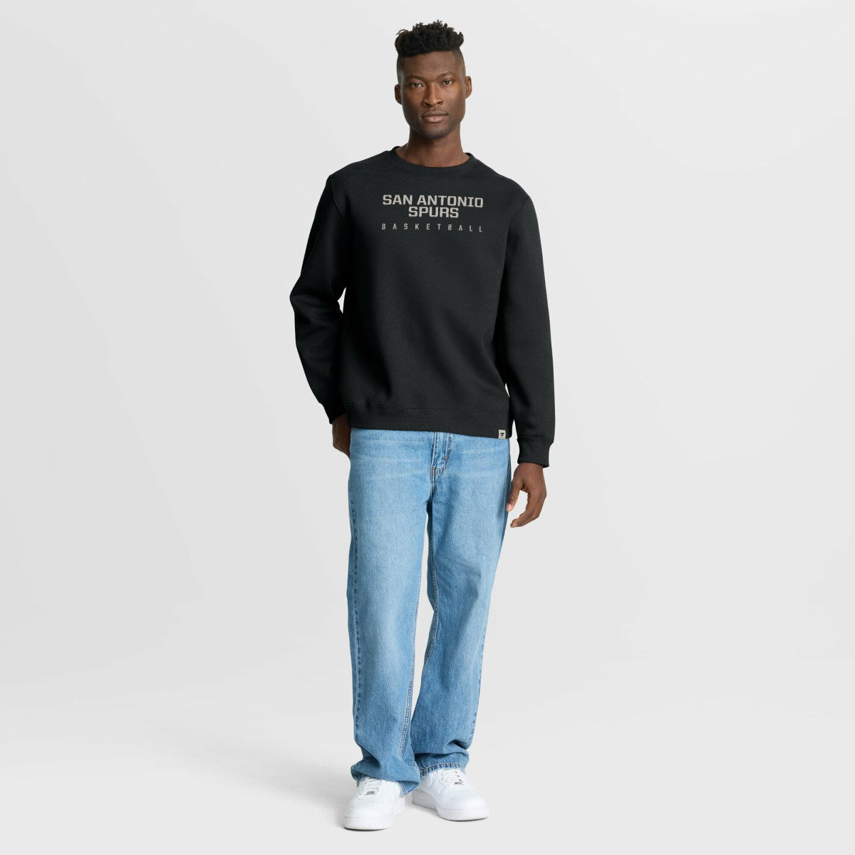 Fanatics - San Antonio Spurs Crossover Collection Defensive Rotation Drill Premium Pullover Sweatshirt - Black