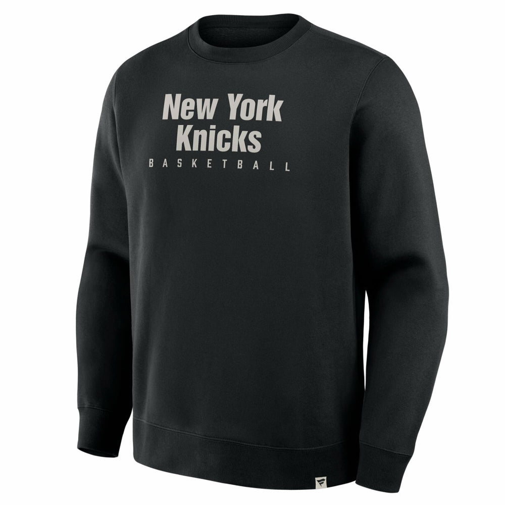 Fanatics - New York Knicks Crossover Collection Defensive Rotation Drill Premium Pullover Sweatshirt - Black