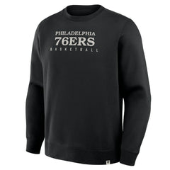 Fanatics - Philadelphia 76ers Crossover Collection Defensive Rotation Drill Premium Pullover Sweatshirt - Black
