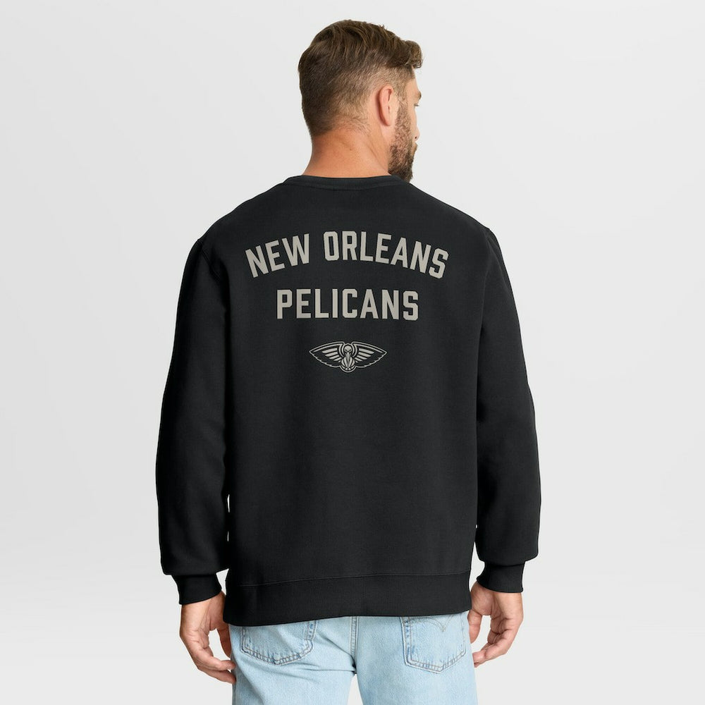 Fanatics - New Orleans Pelicans Crossover Collection Defensive Rotation Drill Premium Pullover Sweatshirt - Black