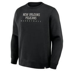 Fanatics - New Orleans Pelicans Crossover Collection Defensive Rotation Drill Premium Pullover Sweatshirt - Black