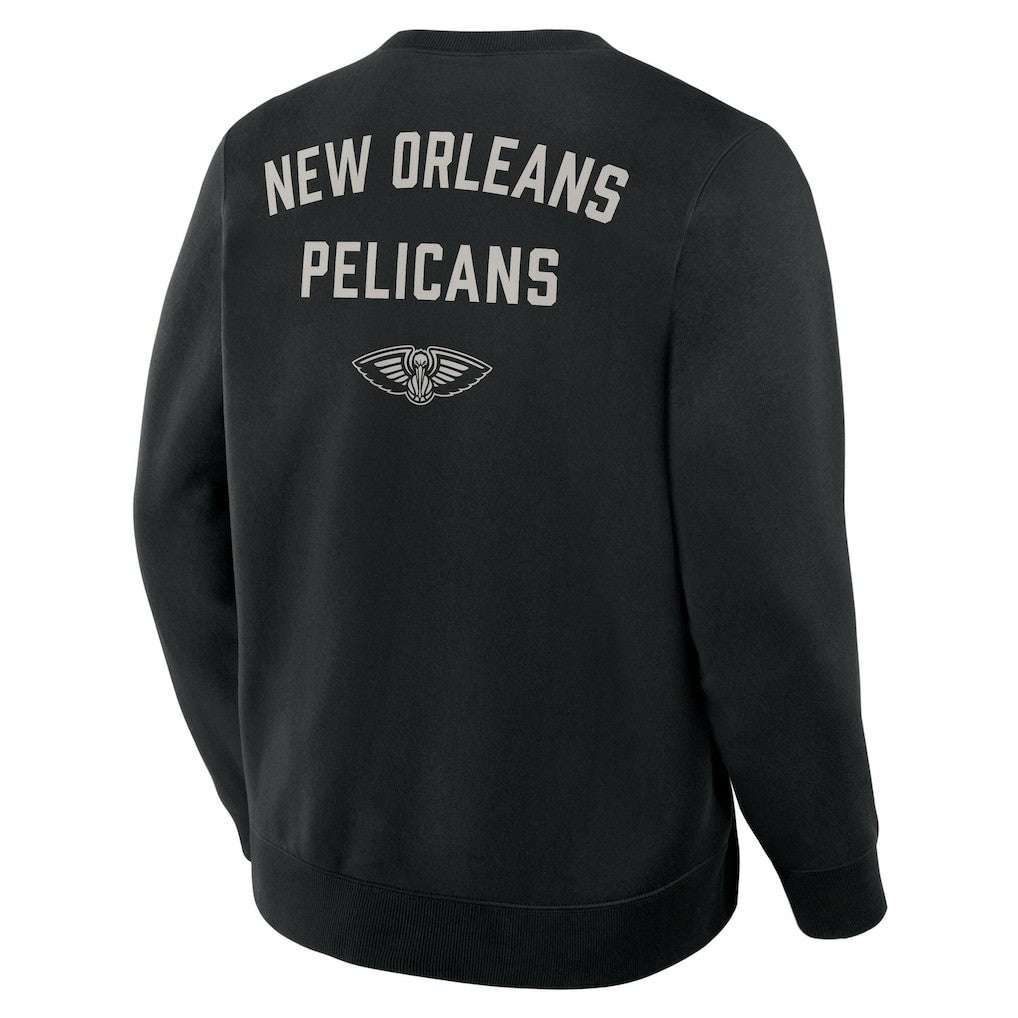 Fanatics - New Orleans Pelicans Crossover Collection Defensive Rotation Drill Premium Pullover Sweatshirt - Black