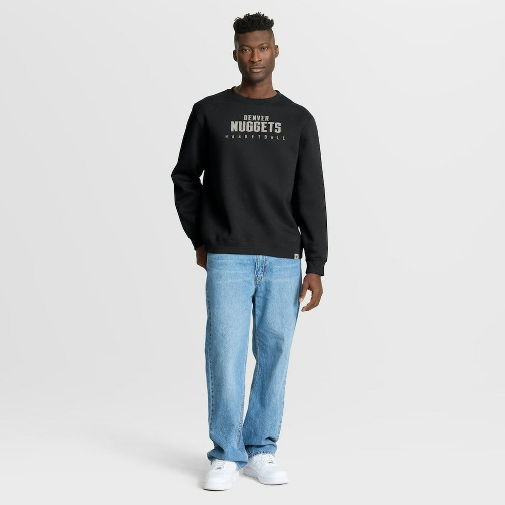 Fanatics - Denver Nuggets Crossover Collection Defensive Rotation Drill Premium Pullover Sweatshirt - Black
