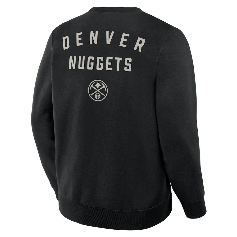 Fanatics - Denver Nuggets Crossover Collection Defensive Rotation Drill Premium Pullover Sweatshirt - Black