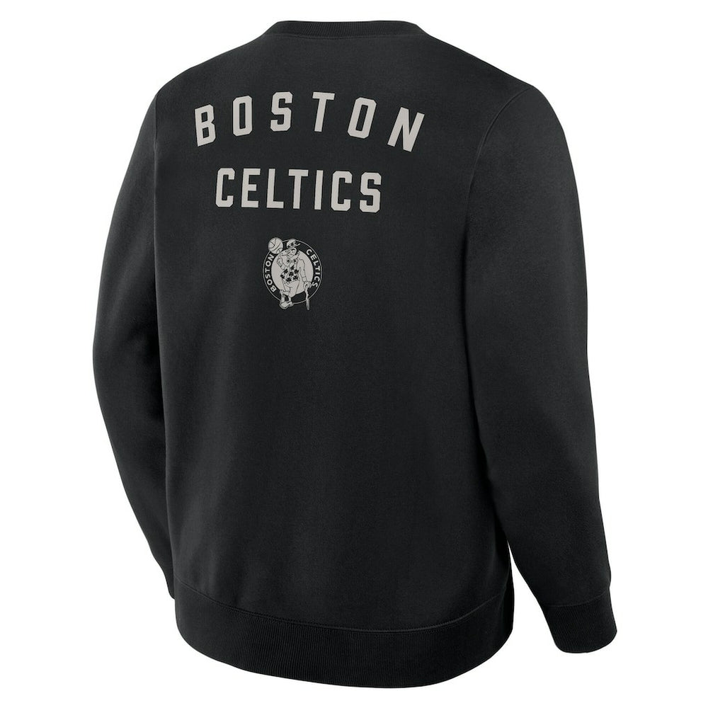 Fanatics - Boston Celtics Crossover Collection Defensive Rotation Drill Premium Pullover Sweatshirt - Black