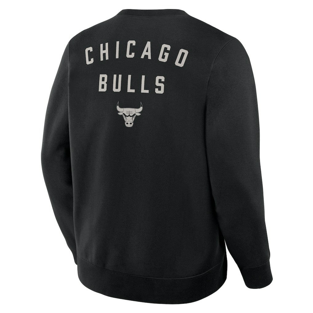 Fanatics - Chicago Bulls Crossover Collection Defensive Rotation Drill Premium Pullover Sweatshirt - Black