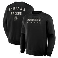 Fanatics - Indiana Pacers Crossover Collection Defensive Rotation Drill Premium Pullover Sweatshirt - Black