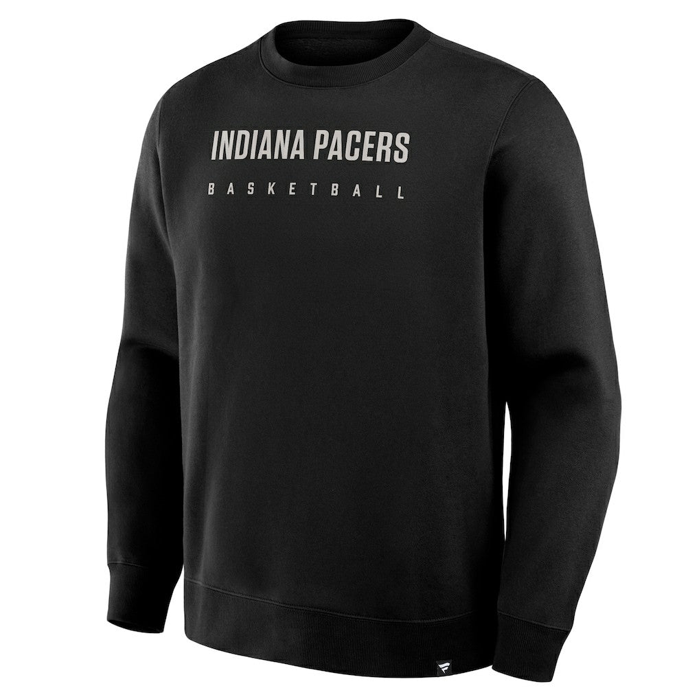 Fanatics - Indiana Pacers Crossover Collection Defensive Rotation Drill Premium Pullover Sweatshirt - Black
