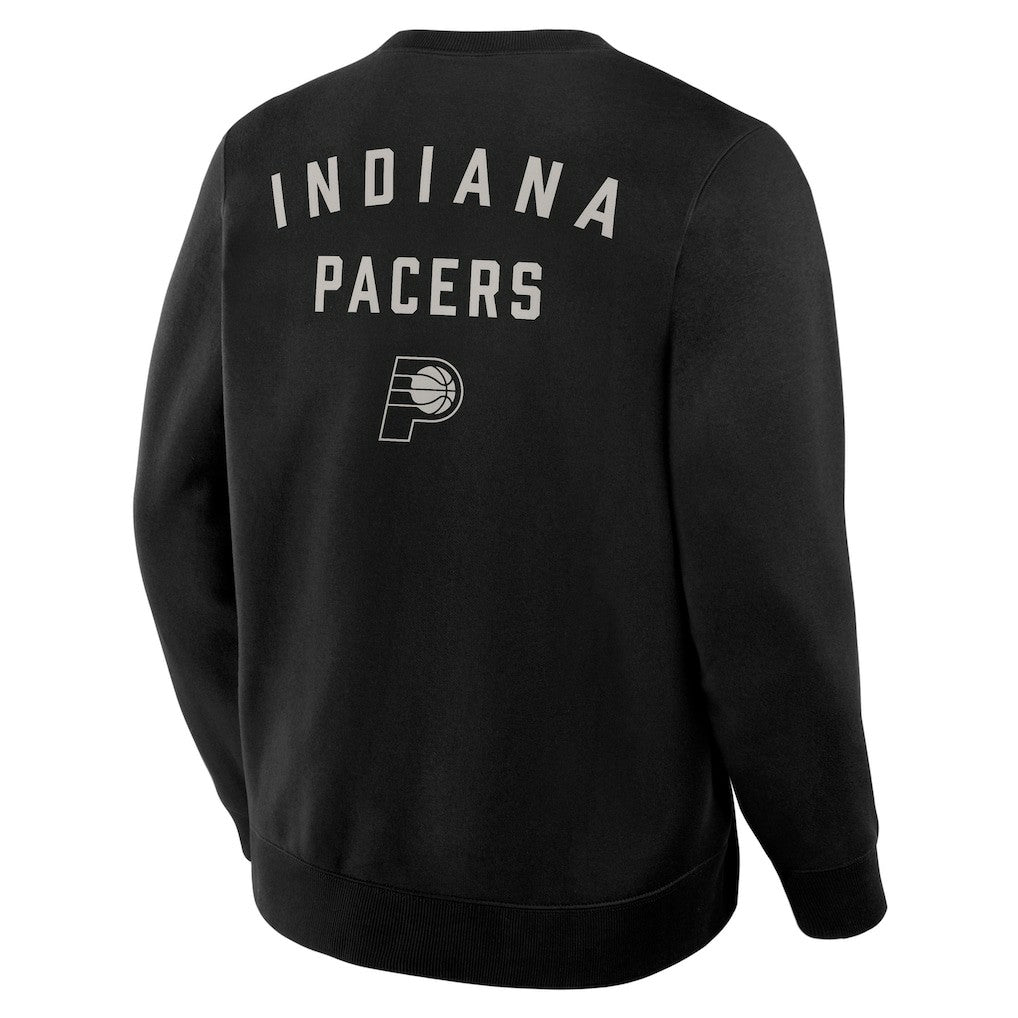 Fanatics - Indiana Pacers Crossover Collection Defensive Rotation Drill Premium Pullover Sweatshirt - Black