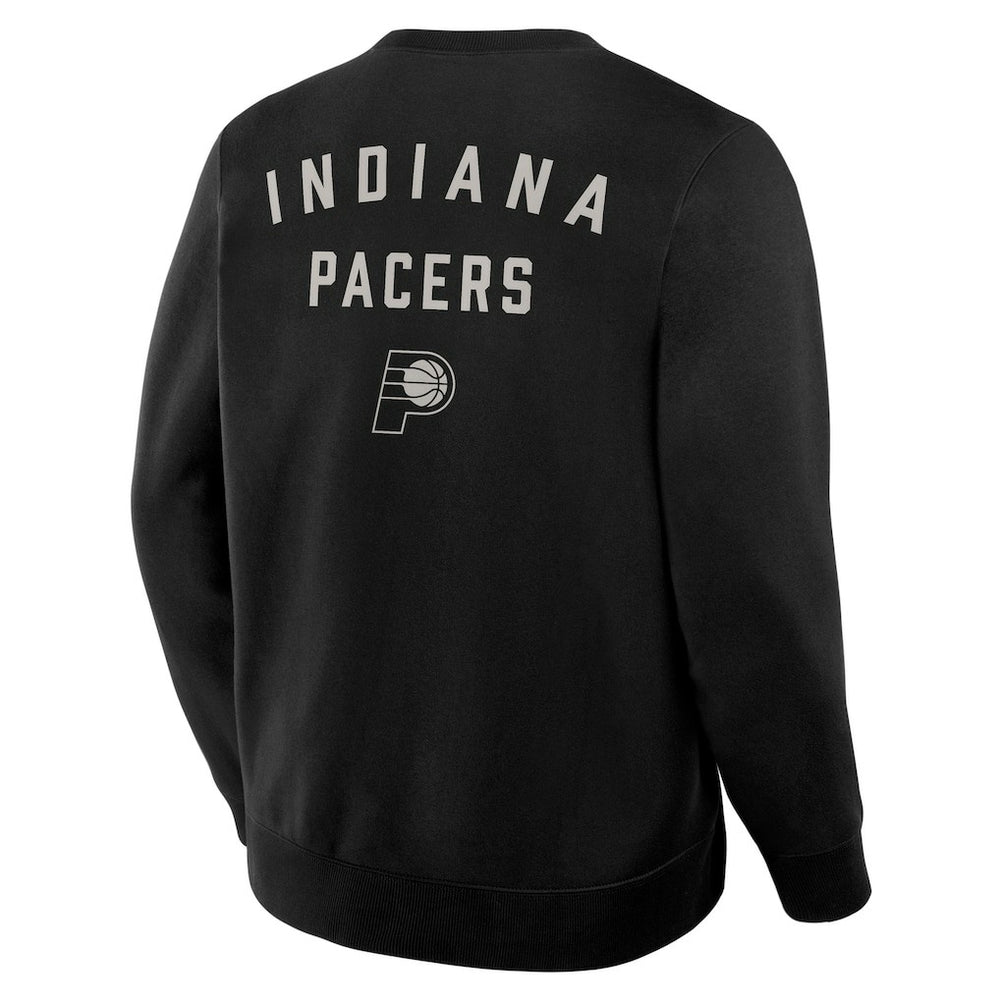 Fanatics - Indiana Pacers Crossover Collection Defensive Rotation Drill Premium Pullover Sweatshirt - Black