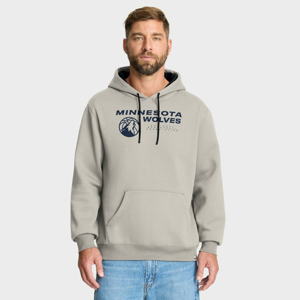 Fanatics - Minnesota Timberwolves Crossover Collection Blocked Shot Premium Pullover Hoodie - Off White